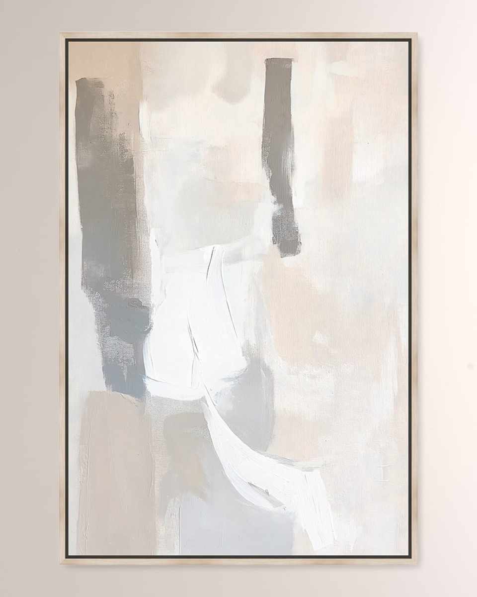 "Silver Sigh" Hand-Embellished Giclee